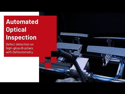 Automated optical inspection - Defect detection on high-gloss B-pillars with Deflectometry