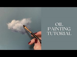 Oil painting tutorial - Fluffy Cloud