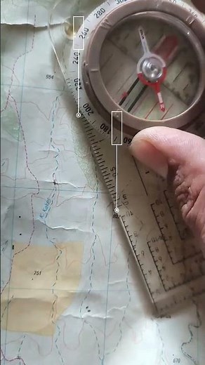 #1 CARA MENGGUNAKAN KOMPAS ORIENTEERING UNTUK MENEMUKAN SUDUT DI ATAS DARI SEBUAH TITIK DIATAS PETA