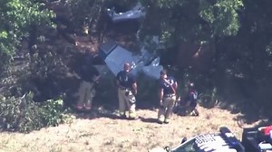 Haunting footage shows when four were killed in fiery plane crash