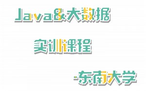 东南大学研究生JAVA&大数据实训课程