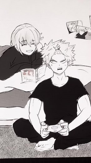 Bakugo forgot to go to the hairdresser 🙇🏼 #bakugou #mha #bnha #procreate #animation #cute #weeb #anime #fyp #pourtoi #oc