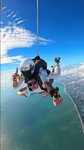 🌤️ "Jumping Out of a Helicopter! My First Ever Skydiving Experience 2025"