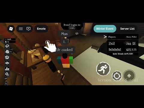 My friend using private server commands to win