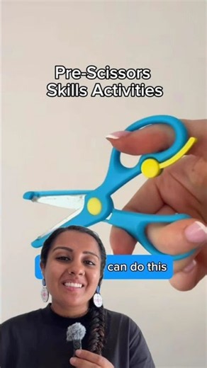 Try This Hack Before Introducing Scissors #scissors #scissorskills #eyfs
