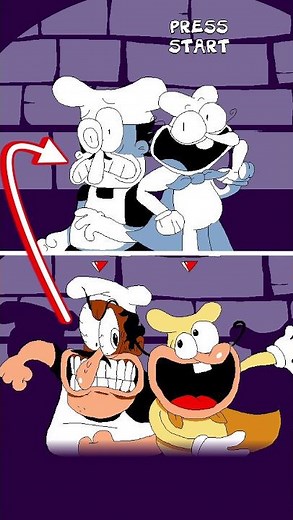 Pizza Tower, But Every Animation of The Noise and Peppino is made by DIFFERENT PERSONS?! [PT mods]