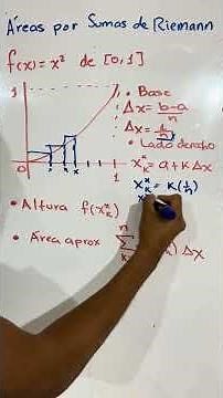 PART I Area Under the Curve as Riemann Sums
