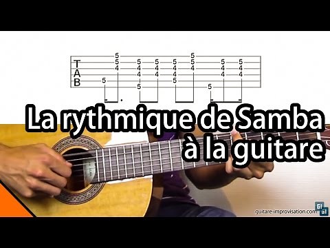 La rythmique de samba à la guitare