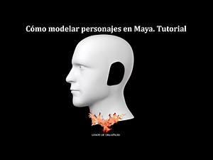 Cómo modelar personajes en Maya. Character modeling in Maya.