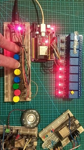 ESP32 ESP-NOW Tutorial: 8-Button Remote Control for 8-Relays
