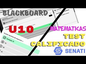 Test calificado U10 - Matemáticas