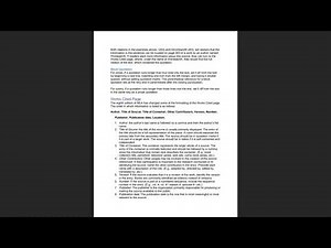 Basics of MLA Formatting.