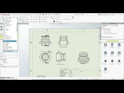 Solidwork Tutorial - Hatch Pattern