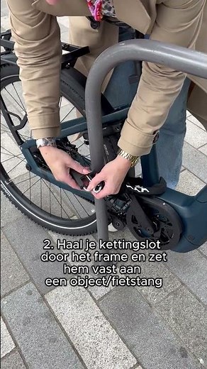 Tips om je fiets veilig op slot te zetten 🚲#fietstips #fietsdiefstal #veiligfietsen #fietsslot