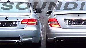 C63 AMG vs M3 E92 – V8 Sound & Acceleration