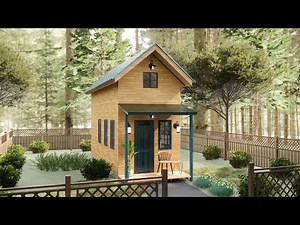 Stunning 2-Story Tiny House Tour | 8x23 ft Space-Saving Design!