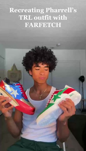 #TRL nostalgia. #FARFETCH #Pharrell