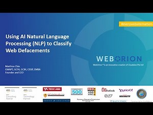 Part 1: Using AI Natural Language Processing to Classify Web Defacements