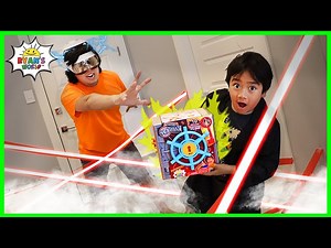 Spy Ryan vs Robot Daddy for the Mystery Safe pretend play!!! - Videos For Kids