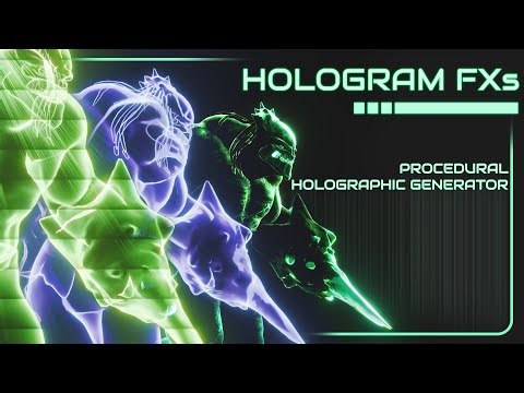 Getting Started with Hologram FXs | Procedural Holographics Generator