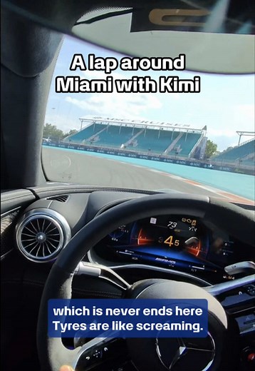 Kimi Antonelli's POV Lap Around Miami F1 Circuit