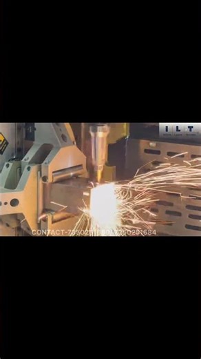 High Speed Tube Fiber Laser Cutting Machine | ILT Indian Laser Technik #fiberlaser