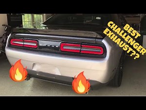 CORSA EXHAUST ON A DODGE CHALLENGER!!! **MUST HEAR**