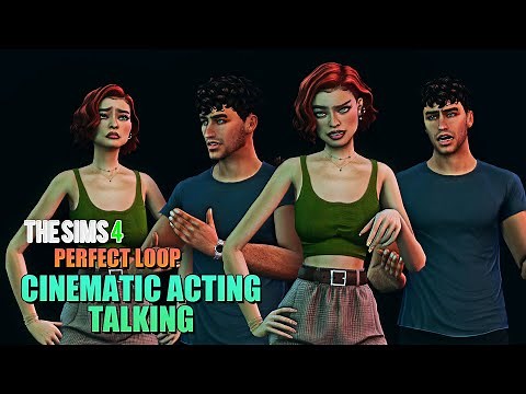 The Sims 4 | "5 Cinematic Realistic Talking" Animation Pack Download