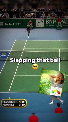 High v. Low Cortisol Tennis 🥹✌️🫩 #tennis