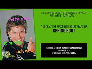 Spring Boot co-creator Phil Webb and its biggest fan Josh Long look at its first ten whole years!