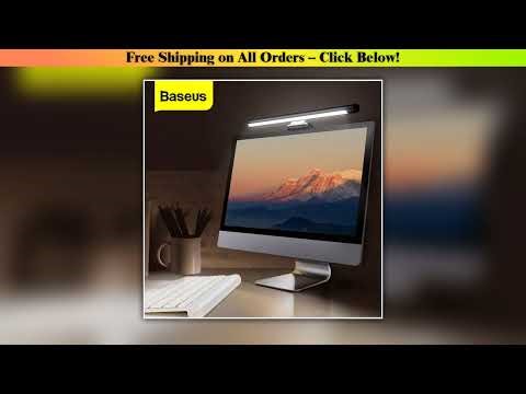 Baseus Screen LED Bar Desk Lamp PC Computer Laptop Screen Hanging Light Bar Pro Table Lamp Office