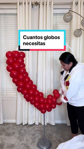 ¿Cuantos globos necesitas para hacer un corazón de globos de 10 pies? - Tips y trucos de Gaby