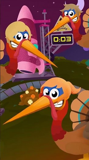 TURKEY DANCE in PLAYSPACE!! Turkey Adley, Niko, & Navey show off their Thanksgiving Moves! #shorts