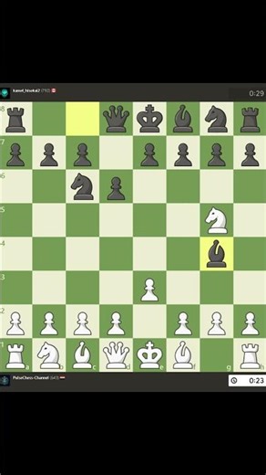 2 Player Chess Bullet 30 Sec - Checkmate in 6 moves #chess