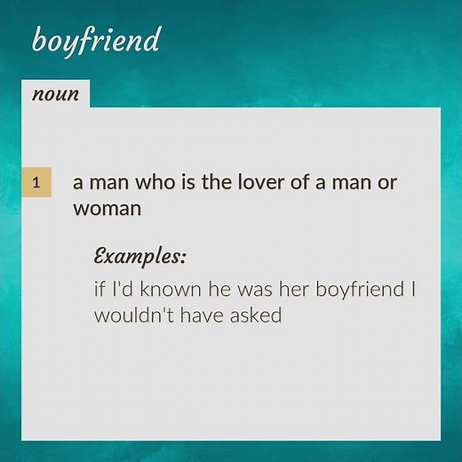 Boyfriend | meaning of Boyfriend