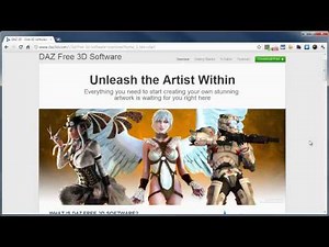 Get Daz3d Software Free!