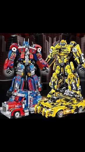 6.7K views · 73 reactions | Bumblebee Optimus Prime Transform Robot Model Toy Gift Kids Building | Supe Ai | Facebook