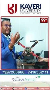 Advanced Drone Tech & Agri Drones training for Students in Kaveri University | 99tv