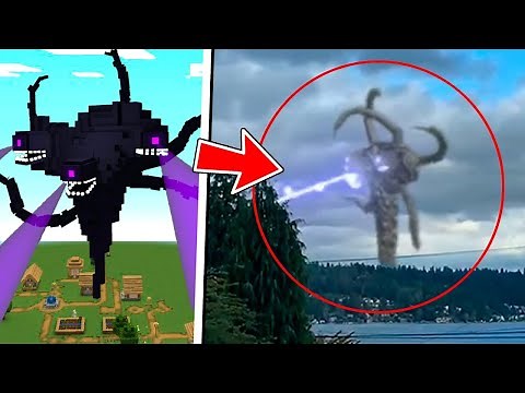 Minecraft Entities That CAUGHT On CAMERA!