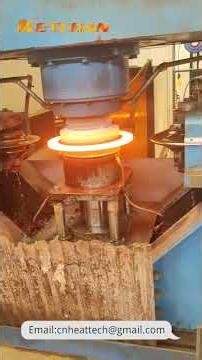 Production of Grooved Steel Wheels (Induction Heating and Hot Rolling Process)