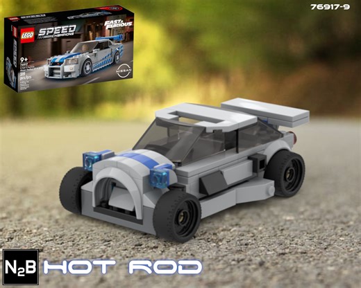 LEGO MOC-167053 Hot Rod - LEGO 76917 alternate build 9 (Speed Champions 2023)