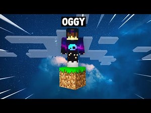 Minecraft But I Am Getting ONE BLOCK... ft.Oggy
