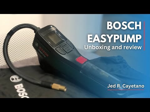 Bosch EasyPump Unboxing and Review