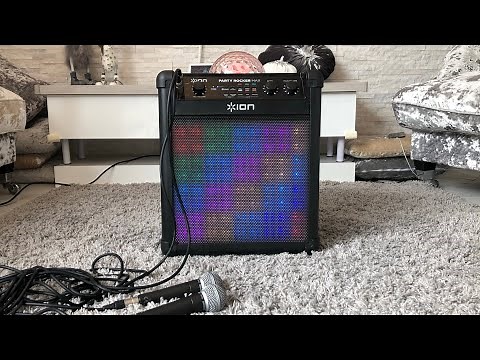 ION Party Rocker Max (Rechargeable Bluetooth Speaker, 100W of Dynamic Power) Perfect For Karaoke