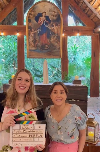 Rodaje de la película María Desatadora de Nudos 🎬 en Cancún México 🇲🇽 con Karyme Lozano ¡PRONTO ESTRENO EN CINES! | Gaby Jacoba Catholic Films Productions