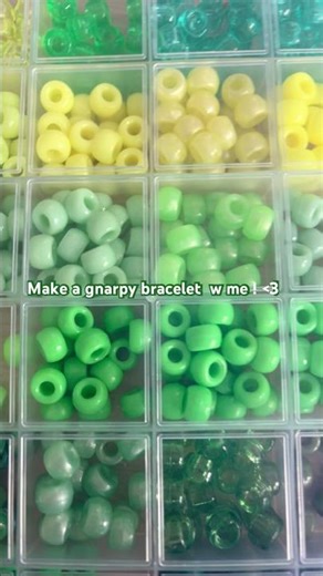 Make a gnarpy bracelet with me ! #kandi #weird ￼