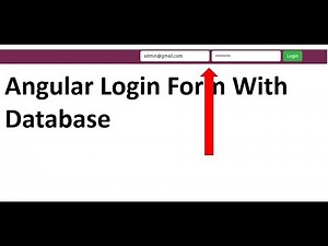 How to create a Login System in Angular | Build Simple GUI Login System | #angular