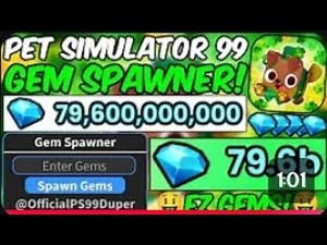 [💎NEW GEM SPAWNER] Pet Simulator 99 Script ⚡ Infinite Gems + Huge Pets! Working All Executors 2025