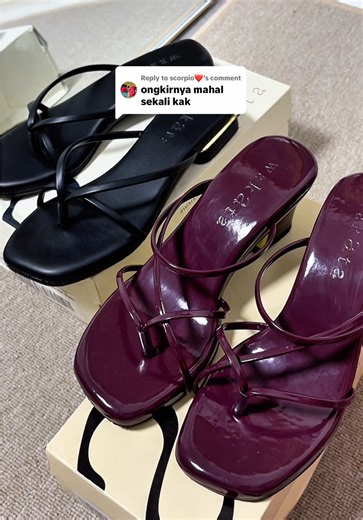 Replying to @scorpio❤️ beli 2 biar murah kak hehe😉✨ #sandalheels #sandalwanita #heelswanita #sandalkekinian