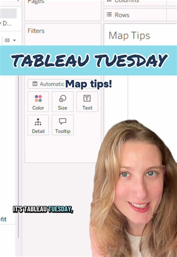 ✨ Lisa’s Tableau Tuesday Tip ✨ Here are some of my favorite tips on working with maps in Tableau. #tableau #datavisualization #dataviz #datafam #thedatacoach